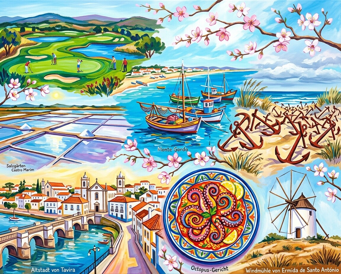 Castro Marim im Stil von Matisse